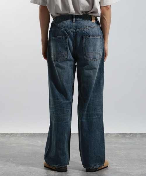 BAYFLOW(ベイフロー)の「コットンリネンバギーデニムパンツ(デニムパンツ・メンズ・ダークブルー/ブルー・LARGE/MEDIUM)」の13枚目の写真