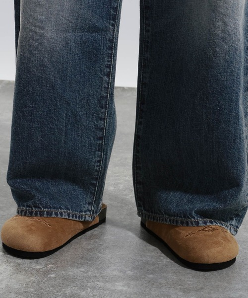 BAYFLOW(ベイフロー)の「コットンリネンバギーデニムパンツ(デニムパンツ・メンズ・ダークブルー/ブルー・LARGE/MEDIUM)」の11枚目の写真