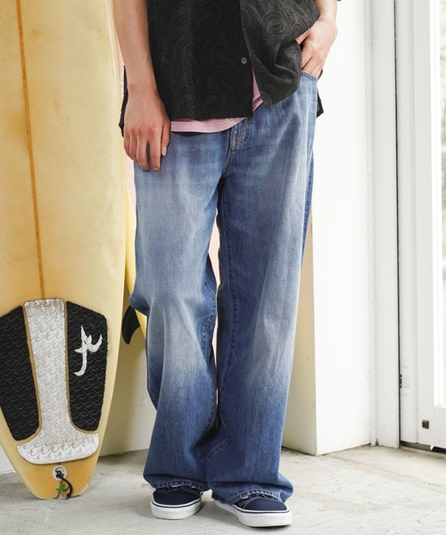 BAYFLOW(ベイフロー)の「コットンリネンバギーデニムパンツ(デニムパンツ・メンズ・ダークブルー/ブルー・LARGE/MEDIUM)」の19枚目の写真