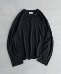 SINSS（シンス）の「Slub crew neck LS T-shirt / スラブクルーネックロングスリーブT（ニット/セーター・LARGE）」