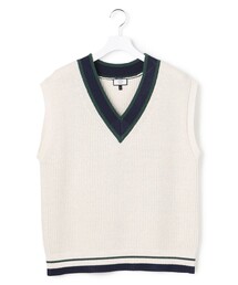 J.PRESS YORK STREET（ジェイプレスヨークストリート）の「【UNISEX】チルデンニット ベスト（ベスト）」