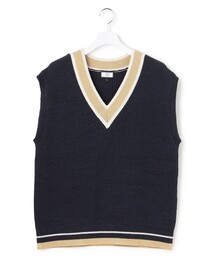 J.PRESS YORK STREET（ジェイプレスヨークストリート）の「【UNISEX】チルデンニット ベスト（ベスト）」