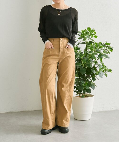 ear PAPILLONNER(イアパピヨネ)の「ラメラインカーディガン【SUM1 STYLE】(カーディガン/ボレロ・レディース・ライトグレー/ブラック・FREE)」の3枚目の写真