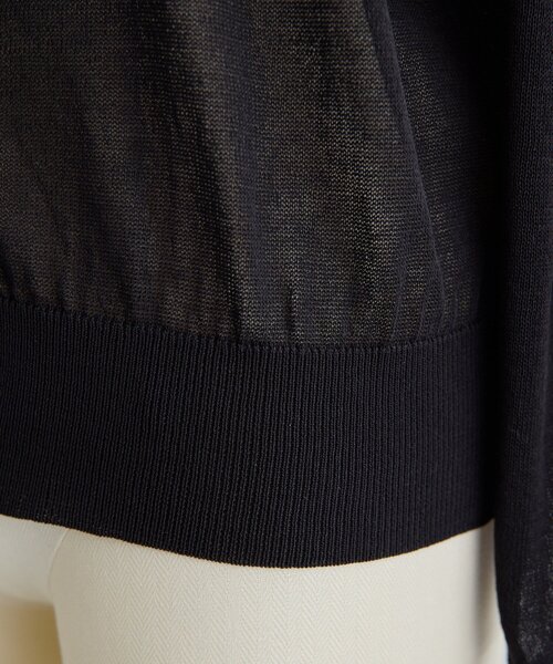 ear PAPILLONNER(イアパピヨネ)の「ラメラインカーディガン【SUM1 STYLE】(カーディガン/ボレロ・レディース・ライトグレー/ブラック・FREE)」の12枚目の写真