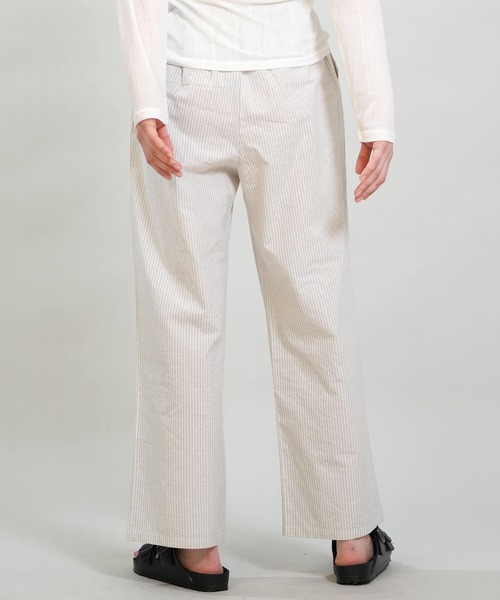 RIKKA FEMME(リッカファム)の「RIKKA FEMME/リッカファム ロングパンツ イージーパンツ RF6S-3102(その他パンツ・レディース・ホワイト×ブルー/ホワイト×グレー/ブラック/カーキ・FREE)」の12枚目の写真