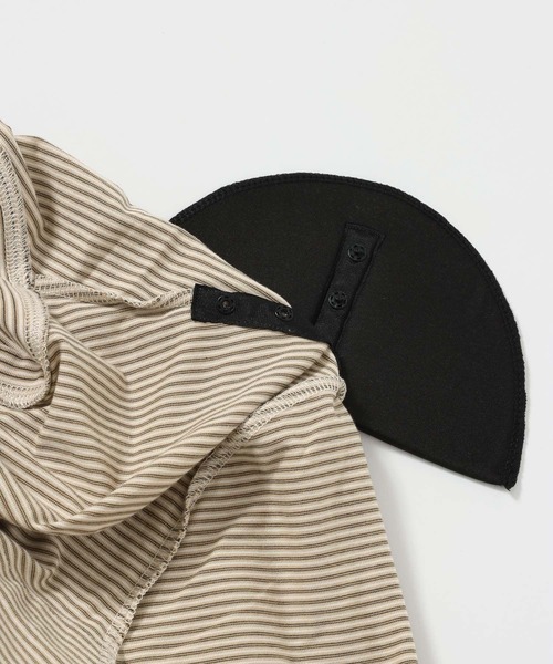 LOWRYS FARM(ローリーズファーム)の「マルチボーダーBIGショルダープルオーバー 638376(Tシャツ/カットソー・レディース・ネイビー/ベージュ・FREE)」の11枚目の写真