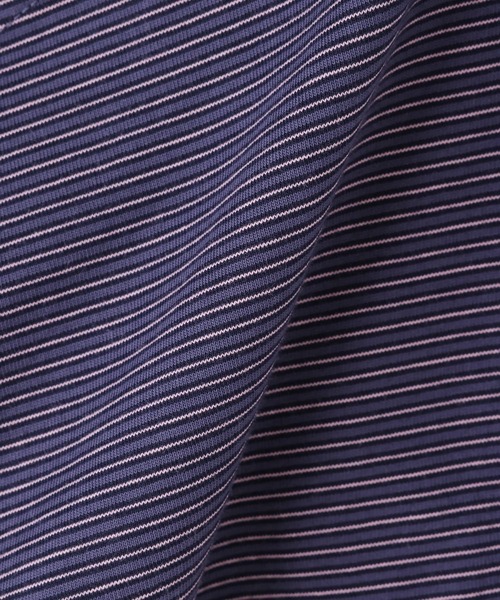 LOWRYS FARM(ローリーズファーム)の「マルチボーダーBIGショルダープルオーバー 638376(Tシャツ/カットソー・レディース・ネイビー/ベージュ・FREE)」の14枚目の写真