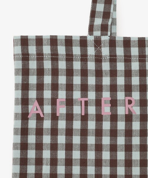 Afternoon Tea(アフタヌーンティー)の「ギンガムチェックトートバッグM(トートバッグ・レディース・グリーン・ONE SIZE)」の5枚目の写真