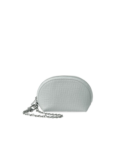 Epoi（エポイ）の「タック ストラップ付きミニポーチ（名刺入れ・レディース・ピンク/ライトグレー/ブラック・FREE）」の2枚目の写真