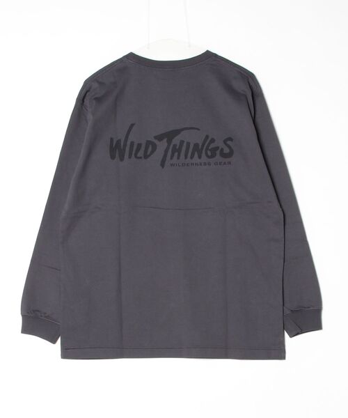 WILD THINGS(ワイルドシングス)の「ワルダネスギア L/S Tシャツ│WILDERNESS GEAR L/S TEE(Tシャツ/カットソー・メンズ・イエロー系その他2/グレー系その他3/ホワイト/チャコールグレー・M/S/XL/L)」の13枚目の写真