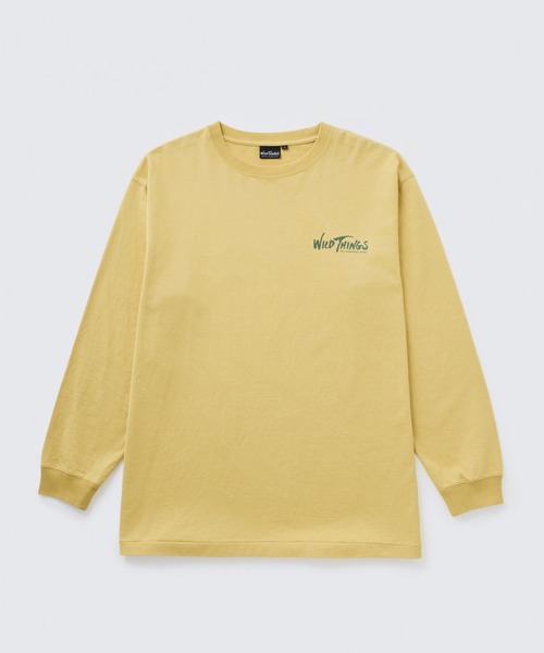 WILD THINGS(ワイルドシングス)の「ワルダネスギア L/S Tシャツ│WILDERNESS GEAR L/S TEE(Tシャツ/カットソー・メンズ・イエロー系その他2/グレー系その他3/ホワイト/チャコールグレー・M/S/XL/L)」の9枚目の写真