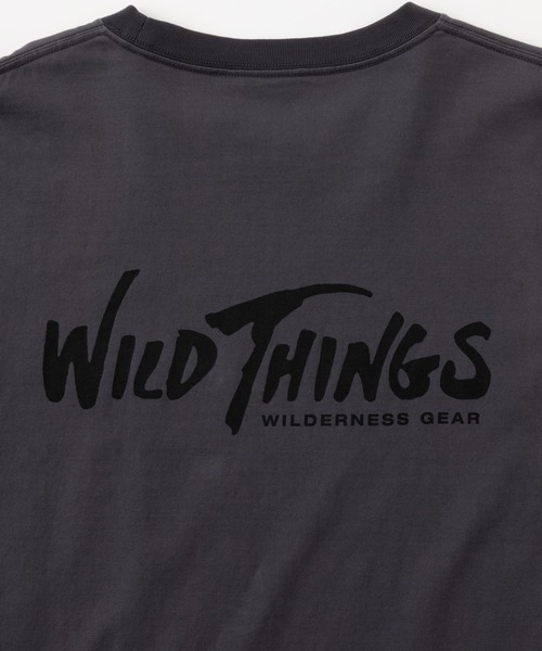 WILD THINGS(ワイルドシングス)の「ワルダネスギア L/S Tシャツ│WILDERNESS GEAR L/S TEE(Tシャツ/カットソー・メンズ・イエロー系その他2/グレー系その他3/ホワイト/チャコールグレー・M/S/XL/L)」の12枚目の写真