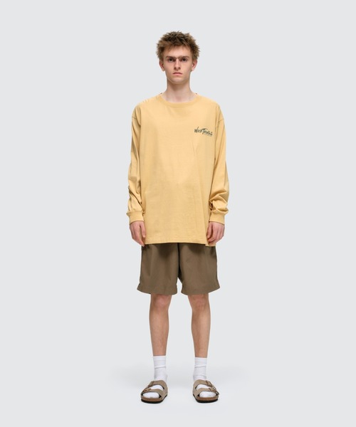 WILD THINGS(ワイルドシングス)の「ワルダネスギア L/S Tシャツ│WILDERNESS GEAR L/S TEE(Tシャツ/カットソー・メンズ・イエロー系その他2/グレー系その他3/ホワイト/チャコールグレー・M/S/XL/L)」の5枚目の写真