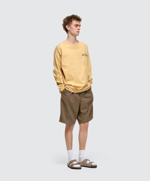 WILD THINGS(ワイルドシングス)の「ワルダネスギア L/S Tシャツ│WILDERNESS GEAR L/S TEE(Tシャツ/カットソー・メンズ・イエロー系その他2/グレー系その他3/ホワイト/チャコールグレー・M/S/XL/L)」の6枚目の写真