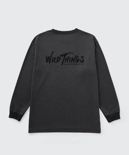 WILD THINGS(ワイルドシングス)の「ワルダネスギア L/S Tシャツ│WILDERNESS GEAR L/S TEE(Tシャツ/カットソー・メンズ・イエロー系その他2/グレー系その他3/ホワイト/チャコールグレー・M/S/XL/L)」の11枚目の写真