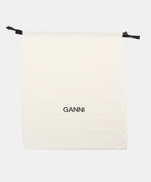 GANNI(ガニー)の「GANNI / ガニー/ Hobo Medium Laces Oleatex(ショルダーバッグ・レディース・カーキ・FREE)」の15枚目の写真