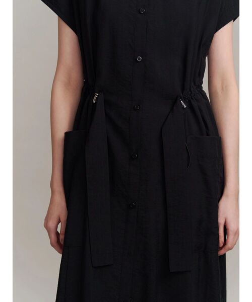 UN3D.（アンスリード）の「ROUND PARTS SHEER LONG SH / ラウンドパーツシアーロングシャツ（シャツ/ブラウス・レディース・ブラック/ホワイト・FREE）」の7枚目の写真