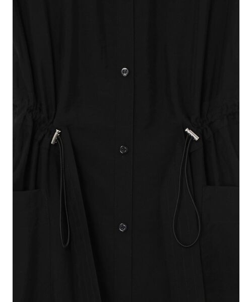 UN3D.（アンスリード）の「ROUND PARTS SHEER LONG SH / ラウンドパーツシアーロングシャツ（シャツ/ブラウス・レディース・ブラック/ホワイト・FREE）」の22枚目の写真