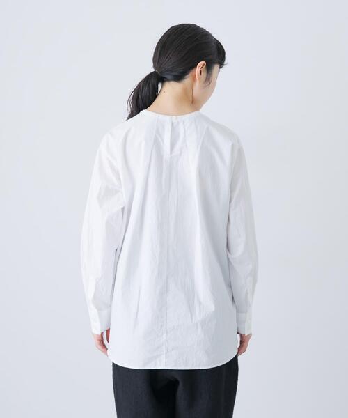 かぐれ(カグレ)の「コットンクルーネックプルオーバーシャツ(シャツ/ブラウス・レディース・オフホワイト・FREE)」の10枚目の写真