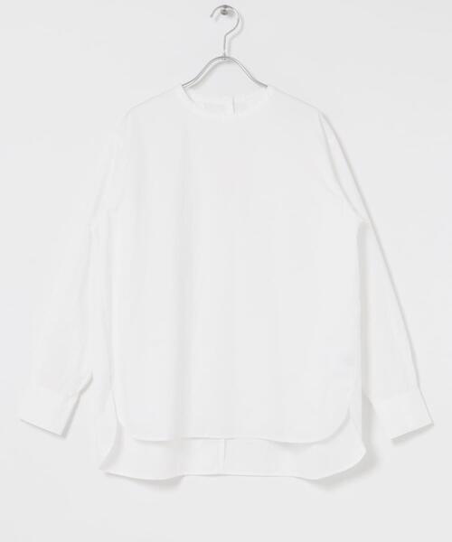 かぐれ(カグレ)の「コットンクルーネックプルオーバーシャツ(シャツ/ブラウス・レディース・オフホワイト・FREE)」の14枚目の写真