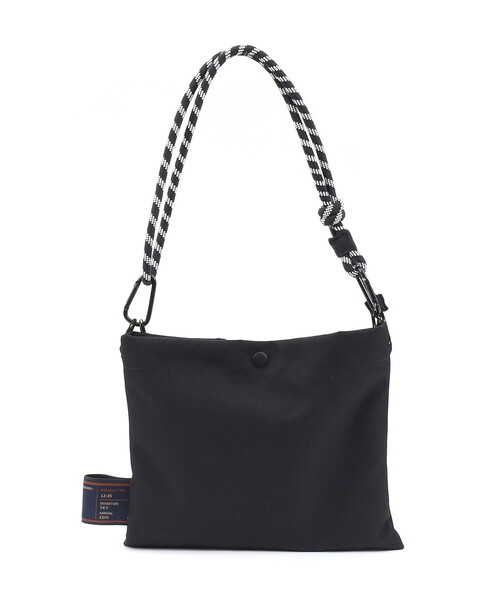 COOCO(クーコ)の「オリジナルロゴxロープショルダー2連サコッシュバッグ(ショルダーバッグ・レディース・ブルーグリーン/ブラック/ピンク/カモフラージュ/ベージュ・FREE)」の13枚目の写真