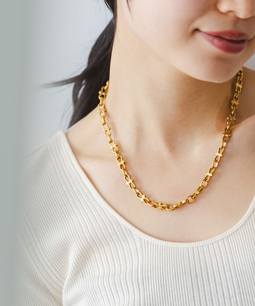 MERAKI(メラキ)の「MERAKI/メラキ Power Chain Necklace(ネックレス・レディース・ゴールド・FREE)」の1枚目の写真