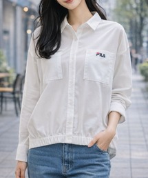FILA UV 前後差デザイン背裏モチーフシャツ