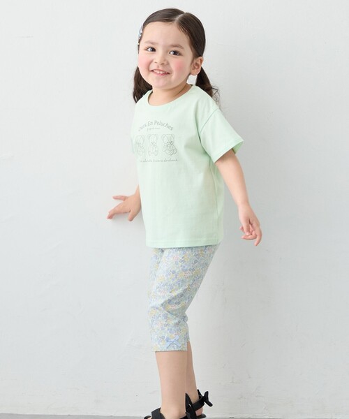 ANY（エニィ）の「5分丈レギンス（レギンス/スパッツ・キッズ・ブラック系3/ブルー系・140）」の6枚目の写真