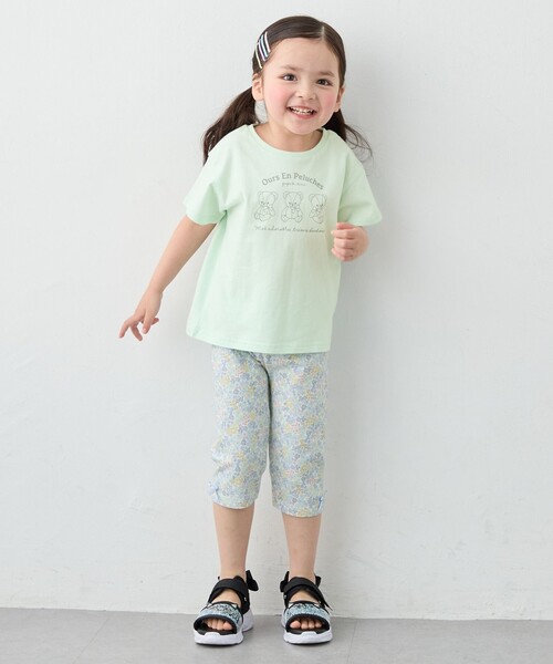 ANY（エニィ）の「5分丈レギンス（レギンス/スパッツ・キッズ・ブラック系3/ブルー系・140）」の7枚目の写真