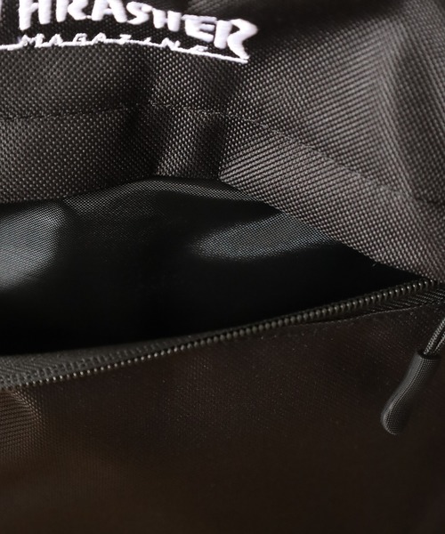 THRASHER(スラッシャー)の「THRASHER BACKPACK35 リュック(バックパック/リュック・メンズ・ブラック系/ブラック×ホワイト・FREE)」の9枚目の写真