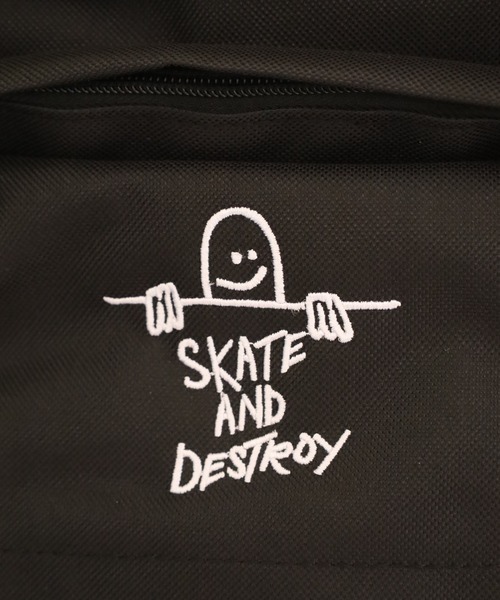 THRASHER(スラッシャー)の「THRASHER BACKPACK35 リュック(バックパック/リュック・メンズ・ブラック系/ブラック×ホワイト・FREE)」の5枚目の写真