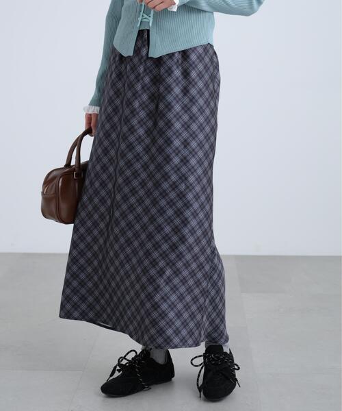 FREE'S MART(フリーズマート)の「◆サテンナロースカート(スカート・レディース・ネイビー/ホワイト/グレー系その他/グレー・MEDIUM/SMALL)」の7枚目の写真