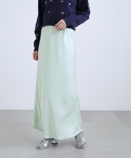 FREE'S MART(フリーズマート)の「◆サテンナロースカート(スカート・レディース・ネイビー/ホワイト/グレー系その他/グレー・MEDIUM/SMALL)」の21枚目の写真