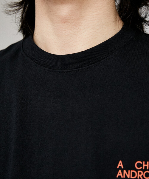 PUBLUX(パブリュクス)の「PUBLUX/パブリュクス <機能性素材>LOVE POP STUDIO CHEERFUL タイポグラフィー Tシャツ 限定展開(Tシャツ/カットソー・メンズ・ブラック/ネイビー/ピンク/ホワイト・LARGE/MEDIUM/SMALL)」の12枚目の写真