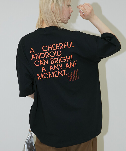 PUBLUX(パブリュクス)の「PUBLUX/パブリュクス <機能性素材>LOVE POP STUDIO CHEERFUL タイポグラフィー Tシャツ 限定展開(Tシャツ/カットソー・メンズ・ブラック/ネイビー/ピンク/ホワイト・LARGE/MEDIUM/SMALL)」の19枚目の写真