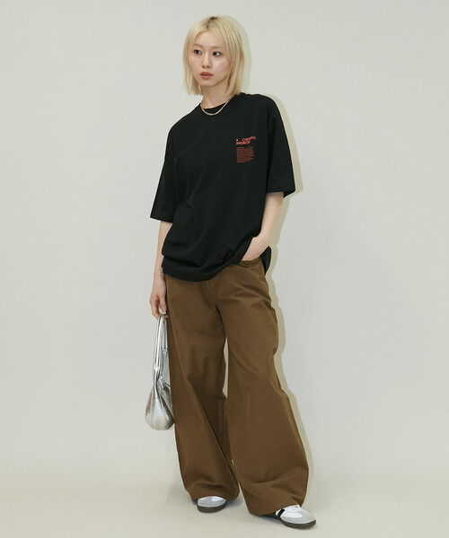 PUBLUX(パブリュクス)の「PUBLUX/パブリュクス <機能性素材>LOVE POP STUDIO CHEERFUL タイポグラフィー Tシャツ 限定展開(Tシャツ/カットソー・メンズ・ブラック/ネイビー/ピンク/ホワイト・LARGE/MEDIUM/SMALL)」の21枚目の写真