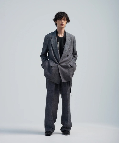 BED J.W. FORD(ベッドフォード)の「【BED J.W. FORD/ベッドフォード】W(テーラードジャケット・メンズ・ブラック/グレー・0/1)」の4枚目の写真