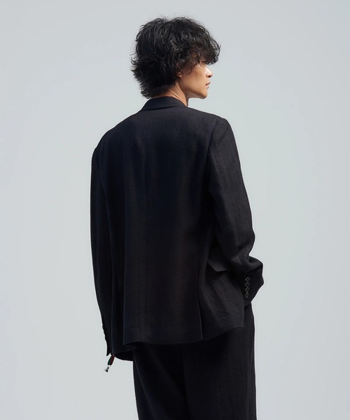 BED J.W. FORD(ベッドフォード)の「【BED J.W. FORD/ベッドフォード】W(テーラードジャケット・メンズ・ブラック/グレー・0/1)」の5枚目の写真