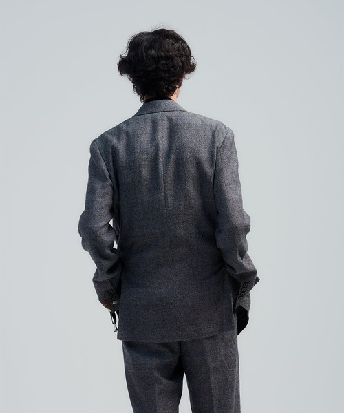 BED J.W. FORD(ベッドフォード)の「【BED J.W. FORD/ベッドフォード】W(テーラードジャケット・メンズ・ブラック/グレー・0/1)」の6枚目の写真