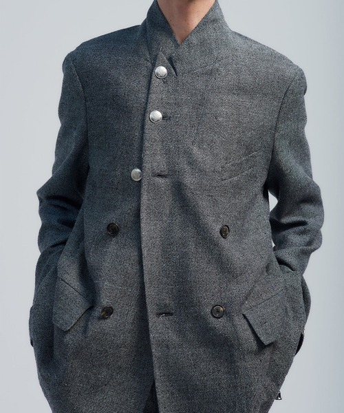 BED J.W. FORD(ベッドフォード)の「【BED J.W. FORD/ベッドフォード】W(テーラードジャケット・メンズ・ブラック/グレー・0/1)」の7枚目の写真