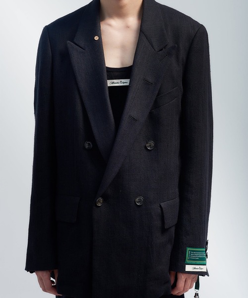 BED J.W. FORD(ベッドフォード)の「【BED J.W. FORD/ベッドフォード】W(テーラードジャケット・メンズ・ブラック/グレー・0/1)」の8枚目の写真