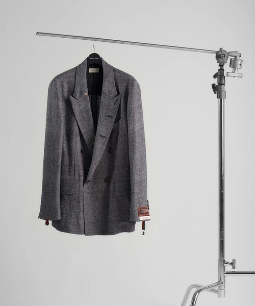 BED J.W. FORD(ベッドフォード)の「【BED J.W. FORD/ベッドフォード】W(テーラードジャケット・メンズ・ブラック/グレー・0/1)」の9枚目の写真