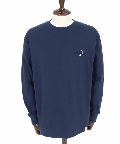 No Rain No Rainbow(ノーレインノーレインボー)の「mlt5616-USA cotton long sleeve T-shirt ロングスリーブTシャツ(NR26S-24)(Tシャツ/カットソー・メンズ・ネイビー/ホワイト/ブラック・S/XL/L/M)」の15枚目の写真