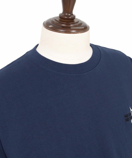No Rain No Rainbow(ノーレインノーレインボー)の「mlt5616-USA cotton long sleeve T-shirt ロングスリーブTシャツ(NR26S-24)(Tシャツ/カットソー・メンズ・ネイビー/ホワイト/ブラック・S/XL/L/M)」の17枚目の写真