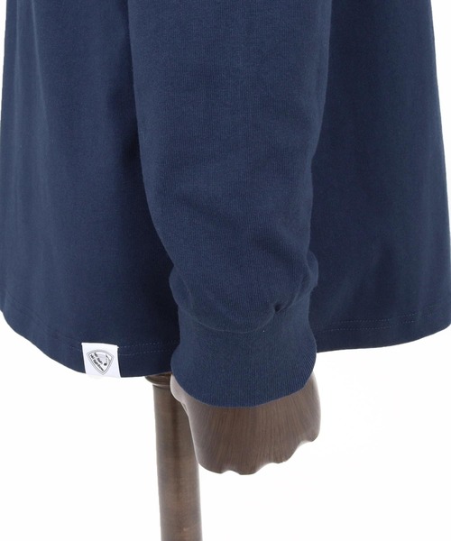 No Rain No Rainbow(ノーレインノーレインボー)の「mlt5616-USA cotton long sleeve T-shirt ロングスリーブTシャツ(NR26S-24)(Tシャツ/カットソー・メンズ・ネイビー/ホワイト/ブラック・S/XL/L/M)」の19枚目の写真