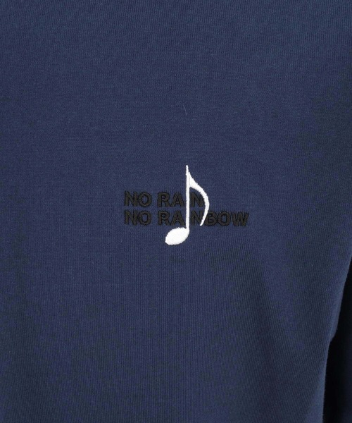 No Rain No Rainbow(ノーレインノーレインボー)の「mlt5616-USA cotton long sleeve T-shirt ロングスリーブTシャツ(NR26S-24)(Tシャツ/カットソー・メンズ・ネイビー/ホワイト/ブラック・S/XL/L/M)」の21枚目の写真