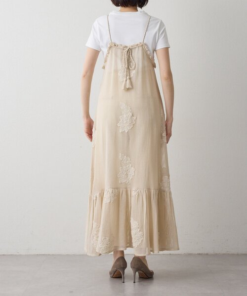 Whim Gazette(ウィムガゼット)の「メッシュレースワンピース(ワンピース・レディース・ブラック/ホワイト系その他・FREE)」の8枚目の写真