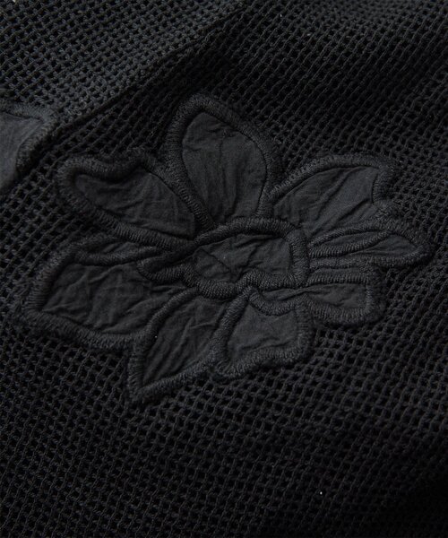 Whim Gazette(ウィムガゼット)の「メッシュレースワンピース(ワンピース・レディース・ブラック/ホワイト系その他・FREE)」の3枚目の写真