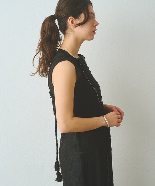 Whim Gazette(ウィムガゼット)の「メッシュレースワンピース(ワンピース・レディース・ブラック/ホワイト系その他・FREE)」の15枚目の写真