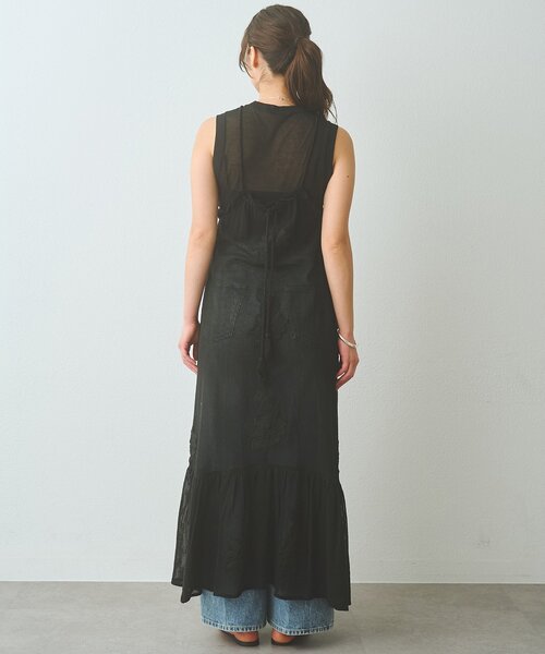 Whim Gazette(ウィムガゼット)の「メッシュレースワンピース(ワンピース・レディース・ブラック/ホワイト系その他・FREE)」の17枚目の写真